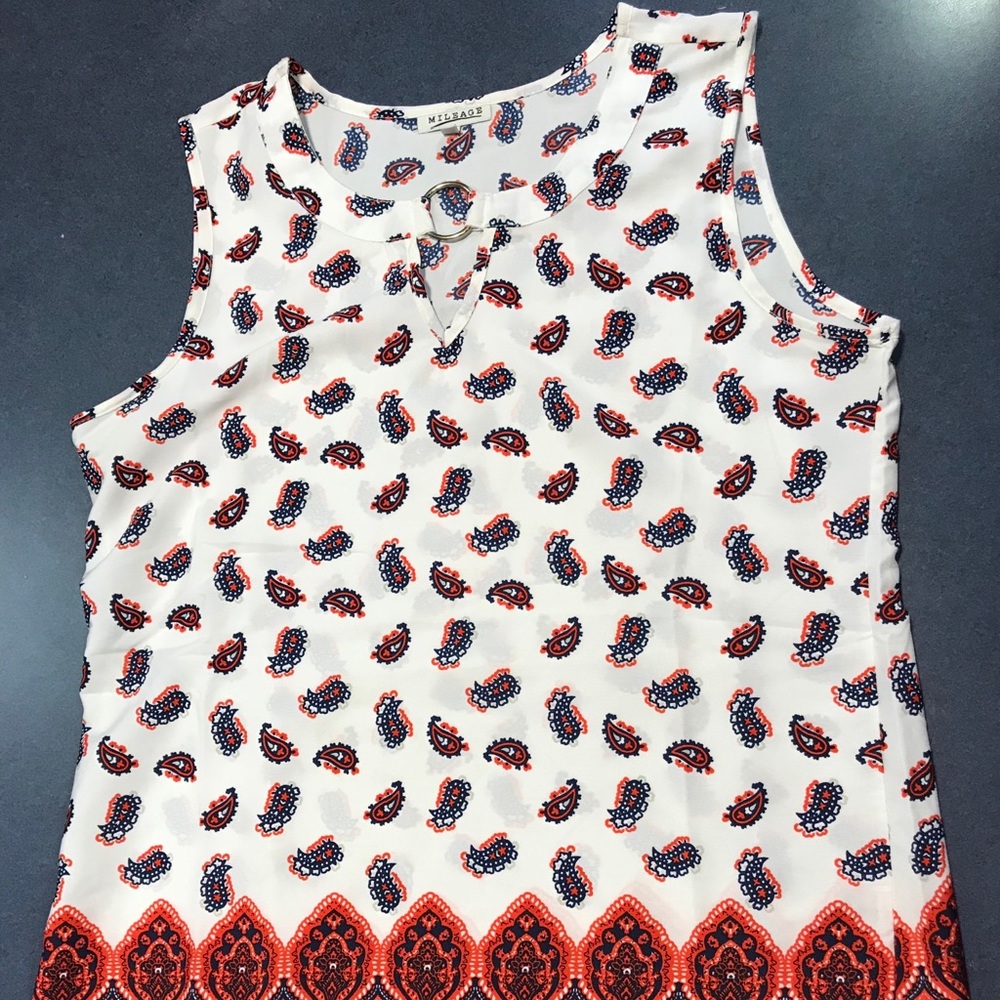 Paisley Printed Blouse